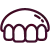 Icon of an upper row of teeth